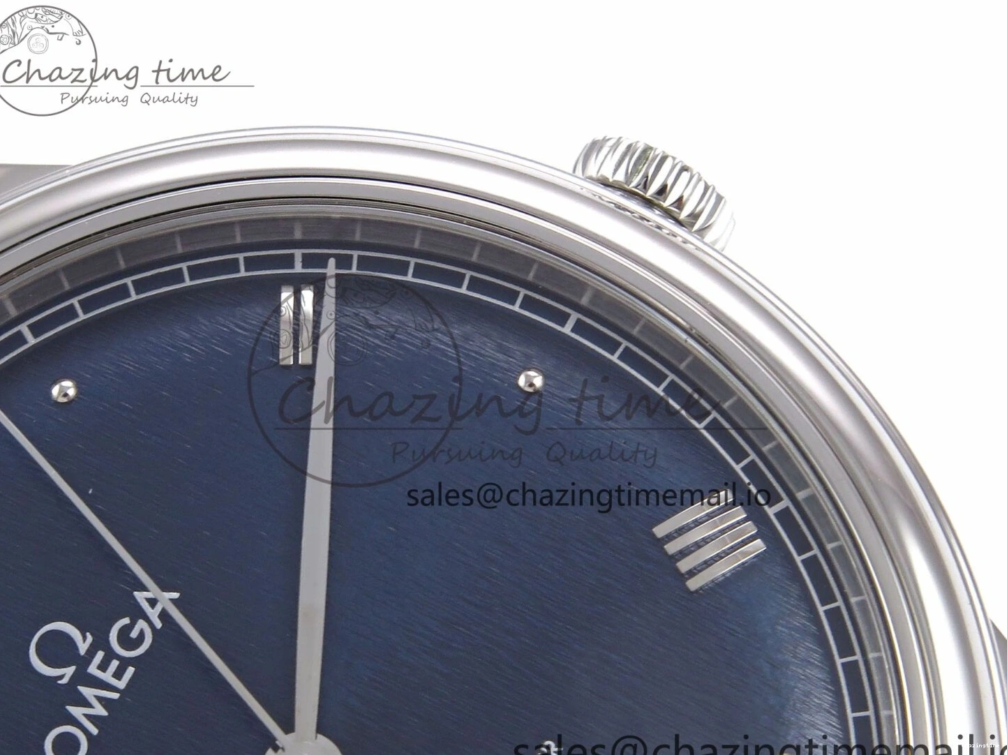 0317 Supportive De Ville Date SS VSF 1:1 Best Edition Blue Dial on SS Bracelet A 7700